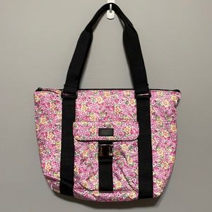 Lauren Ralph Lauren Pink Floral Print tote